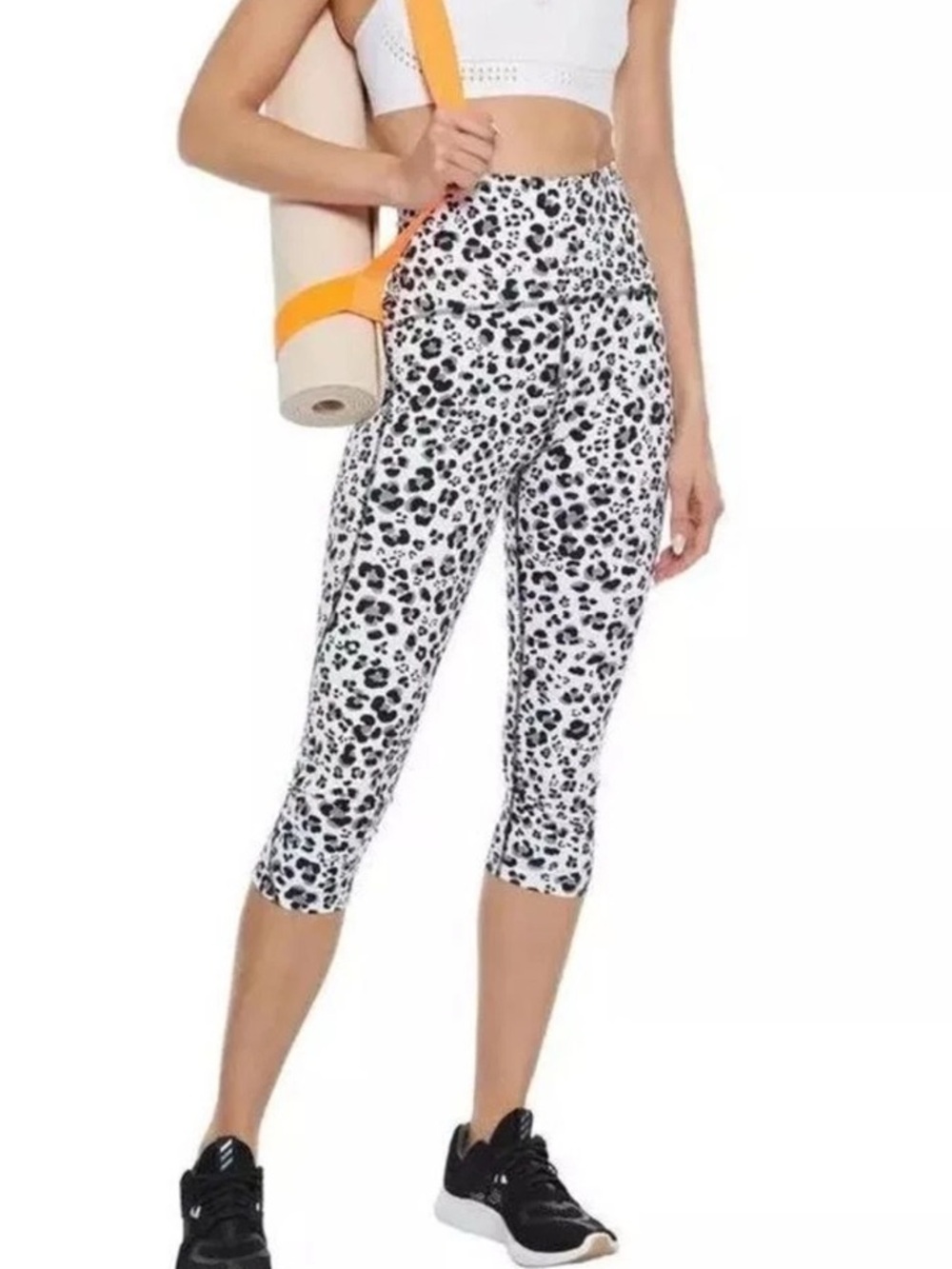 Adidas x Stella McCartney leopard print leggings XS
